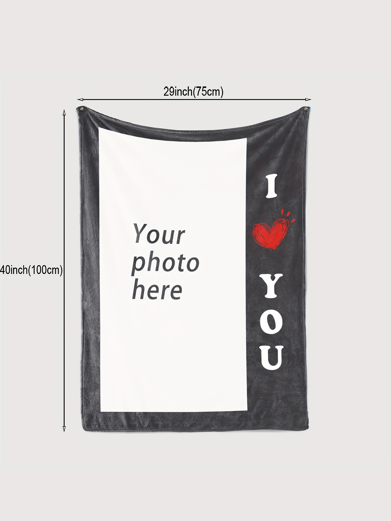 Custom Photo Flannel Blanket All-Season Use for Camping, Sofa, Office, and Pets